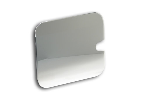 Willmore Stainless Fuel Door Cover 06-10 Dodge Charger - Click Image to Close